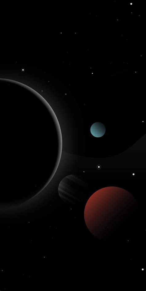 Space Minimal Planets Hd Iphone Wallpaper Iphone Wallpapers Iphone