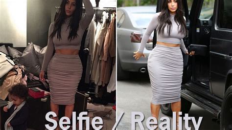 Has Kim Kardashian Photoshopped Her Selfie Star Looks Suspiciously
