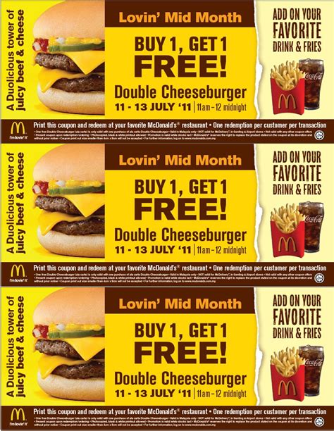 Your favorite fast food chain is now even better with the latest mcdonald's discounts and promotions courtesy of iprice malaysia. SuPeR DooPeR KaWAii MoMMy & LiL' OnEs: *Coupon Makan Makan ...