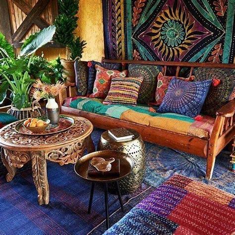 Pro Ideas For Bohemian Living Room Hippie Boho Gypsy