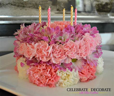 How To Make A Floral Birthday Cake Celebrate And Decorate