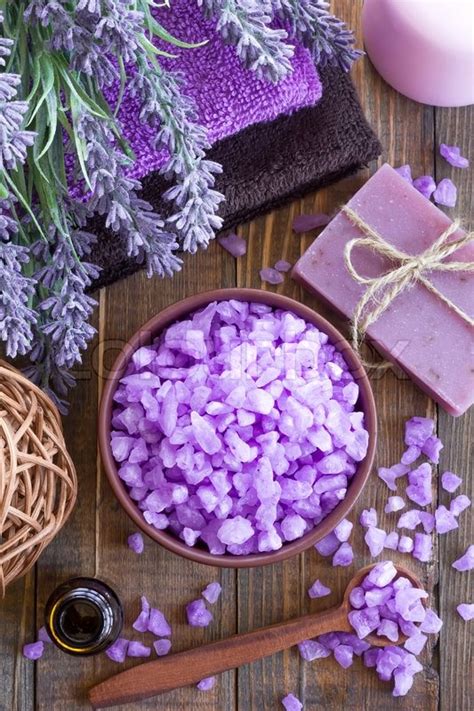 lavender spa stock image colourbox
