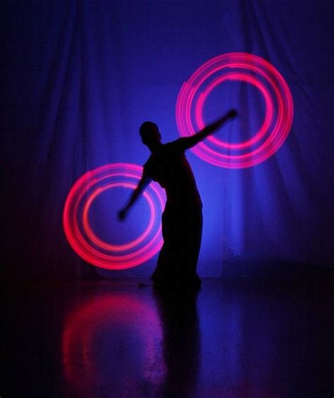 Simple Poi Dance Pose Flow Arts Fire Art Light Painting Photography