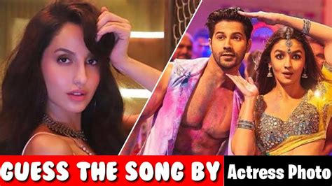 Guess The Bollywood Songs By Actress Photobollywood Songs Challenge