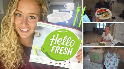 Hello Fresh Review Week 1 Cook With Me Youtube