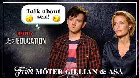 Asa Butterfield And Gillian Anderson About New Series Sex Education Youtube