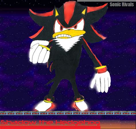 Sonic Rivals Shadow The Hedgehog By Rebornhumanoid On Deviantart