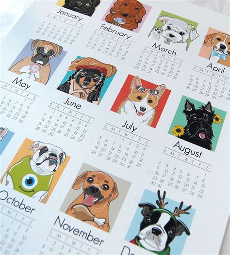 15 Awesome Dog Calendars For 2015