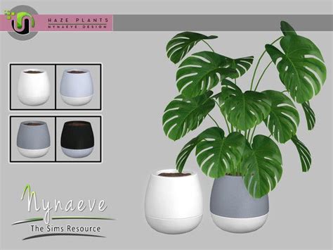 Nynaevedesigns Haze Flowerpot V2 In 2020 Sims 4 Custom Content Sims