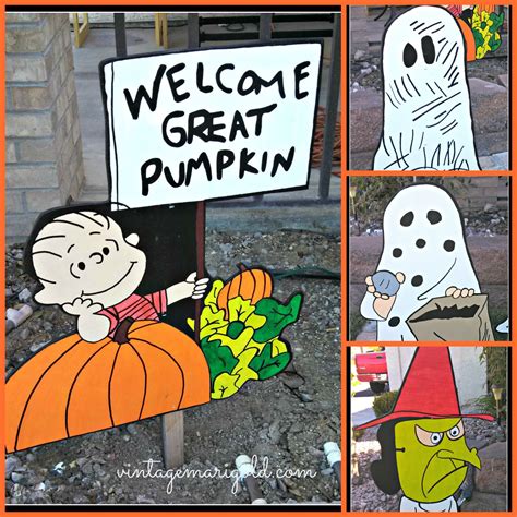 Charlie Brown Halloween Yard Art This Is Halloween Peanuts