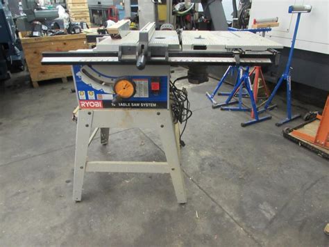 Machines Used Ryobi 10 Table Saw With Router And Stand
