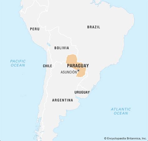 You can print or download these maps for free. Paraguay | History, Geography, & Facts | Britannica