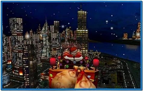 3d Christmas In The City Screensaver Download Free
