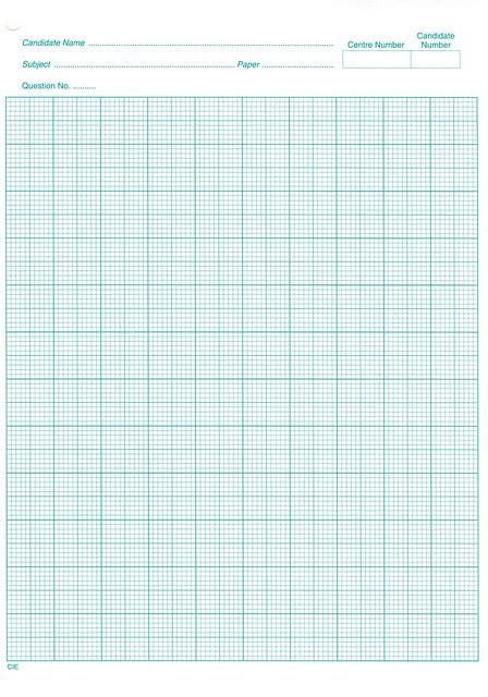 Graph Paper With Numbers