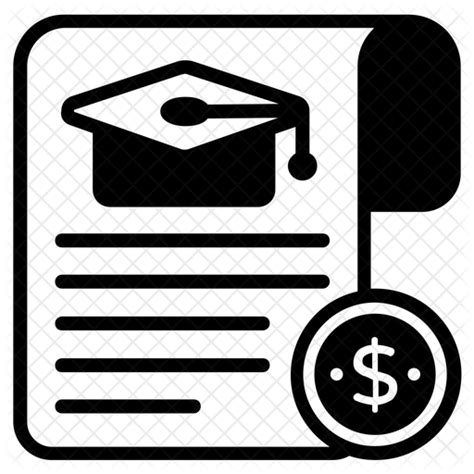 Scholarship Icon Download In Glyph Style