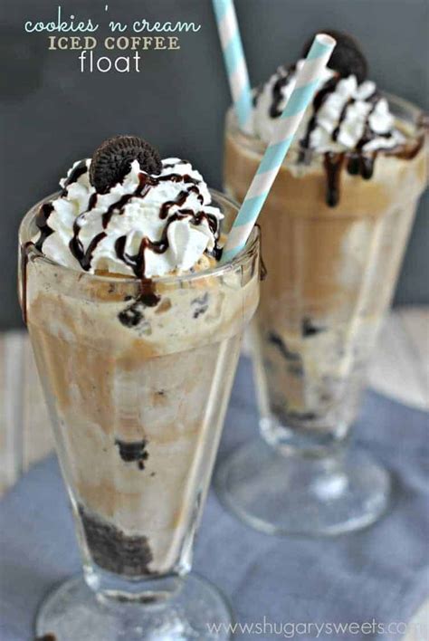 Cookies And Cream Iced Coffee Float Shugary Sweets