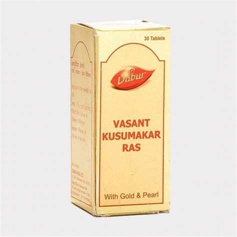 Dabur Basant Kusumakar Ras 30tab Herbal Dava