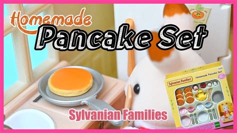 [실바니안패밀리 Sylvanian Families]homemade Pancake Set 홈메이드 팬케이크 세트 ふわふわパンケーキセット🥞 Youtube