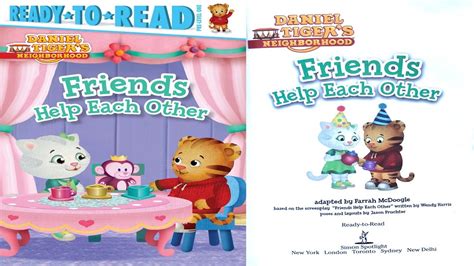 Daniel Tiger Friends Help Each Other Kids Read Aloud Storybook