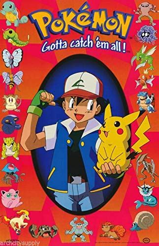 scorpio poster ash and pikachu movie 392 gotta catch em all 22 x34 posters and prints