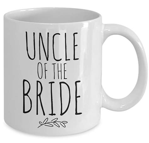 Aunt And Uncle Of The Bride Mug Set Aunt Of Bride T Uncle Etsy