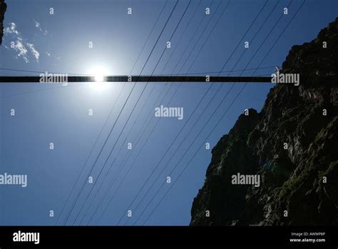 Bundle Of Steel Cables Support World S Highest Suspension Bridge 1 053