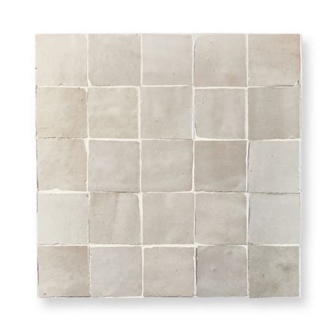 Natural White Zellige 2 X2 Riad Tile