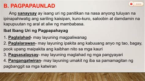 Mga Paraan Ng Pagpapahayag Sa Pagsulat Ng Sanaysay