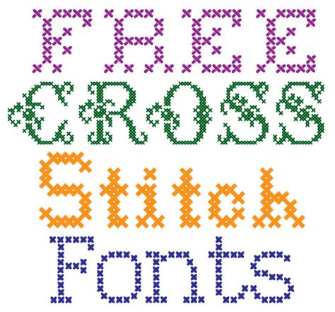 If you are looking for an embroidery pattern with simple cross stitch letters, i suggest you to register now at www.arte ricamo.eu and visit the page dedicated to the free cross stitch patterns. CraftTime with Karen Z.: D.I.Y.
