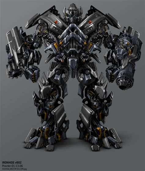 Image Ironhide Concept Art Transformers Live Action Film Series