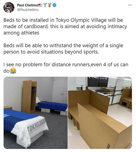 The Cardboard Anti Sex Bed For The Tokyo Olympics Is Strong Enough To Be Intimate Injuredly