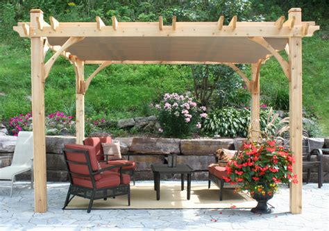 48 pergola canopy fabric ranked in order of popularity and relevancy. Pergola Kit 10x12 with retractable canopy - Traditional ...