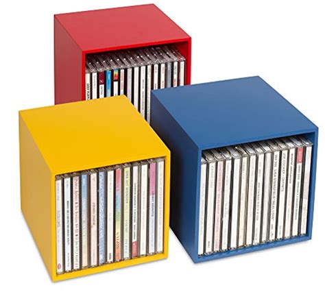 Neu Cd Box Cubix Color Cd Boxen Aus Holz 3 Cd Boxen In Einem Für