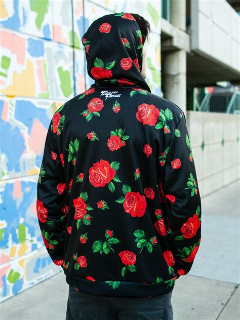 Red Roses Unisex Hoodie Electro Threads