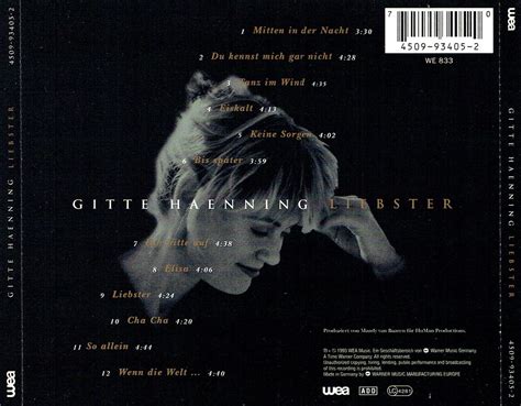 cd gitte hænning liebster bis später hör bitte auf original album 1993 ebay