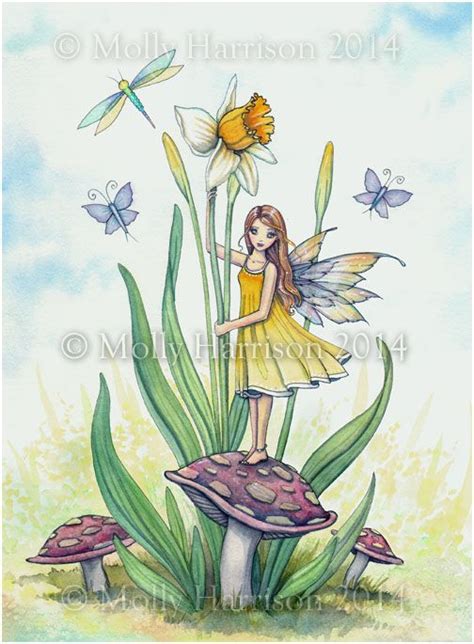Daffodil Fairy Fairy Paintings Fairy Art Art