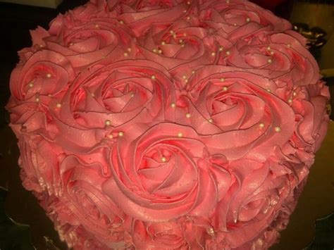 Pink Rose Swirl Cake With Pearls Swirl Cake Rose Swirl Cake Cake