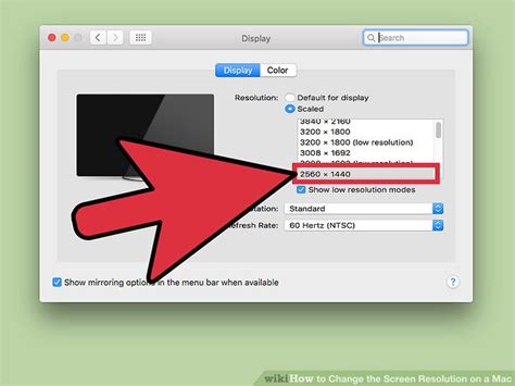 How To Change The Screen Resolution On A Mac 15 Steps