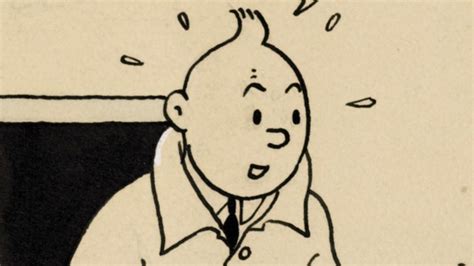 Rare Drawing Of Tintin In Shanghai Sells For 12m In Hk Bbc News