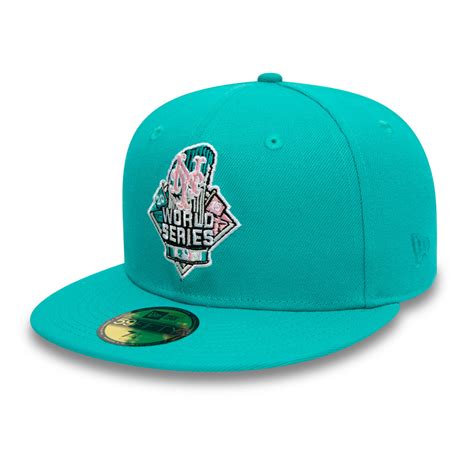 official new era new york mets mlb world series teal 59fifty fitted cap b2880 281 new era cap