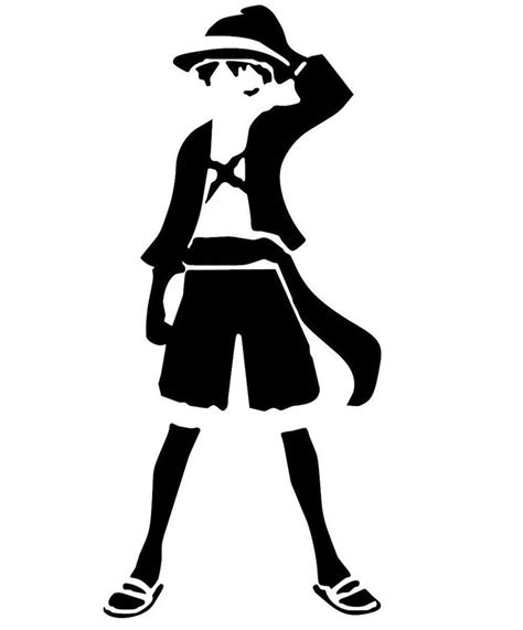 Monkey D Luffy Black And White