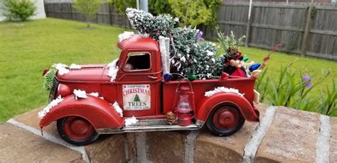 Christmas Tree Red Truck Etsyme2ylqfzi Christmas Red Truck