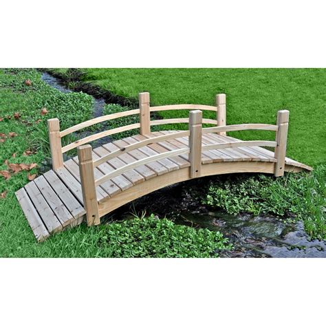 We did not find results for: 5-Ft Cedar Wood Garden Bridge with Railings in Natural Finish
