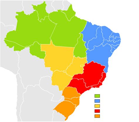 Brazil Labelled Map.svg | Unidades federativas do brasil, Mapa brasil, Unidades federativas