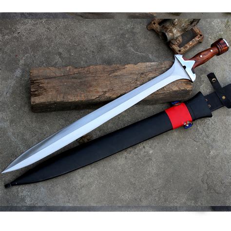15 Inches Blade Kopis Sword Hand Forged Bushcraft Sword 5160 Leaf