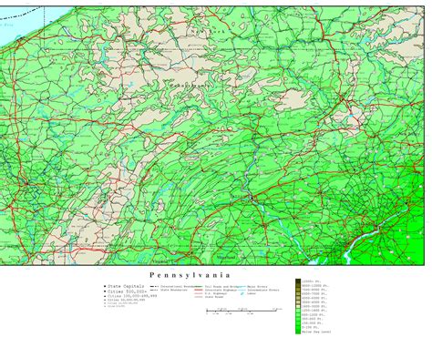 Pa Topographic Maps Mapvoice