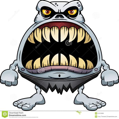 Angry Cartoon Ghoul Stock Vector Image 51212099