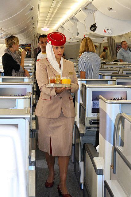Emirates Flight Attendant A380 Business Class Emirates Airline