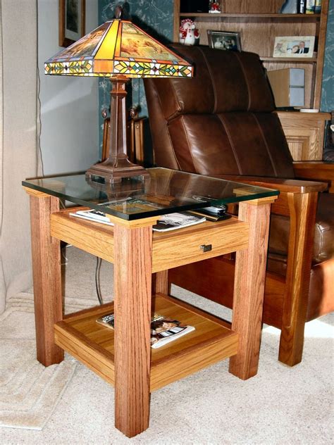 1,109 likes · 1 talking about this. Oak & Glass Display Top End Table | Woodworking furniture ...