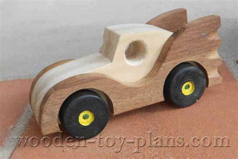 A Wood Toy Car You Can Make